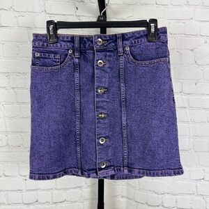 Hot Topic Purple Pencil Mini Skirt